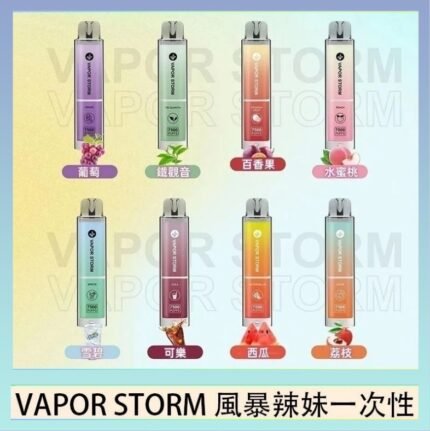 VAPOR STORM風暴辣妹一次性主機充電7500口（5%）